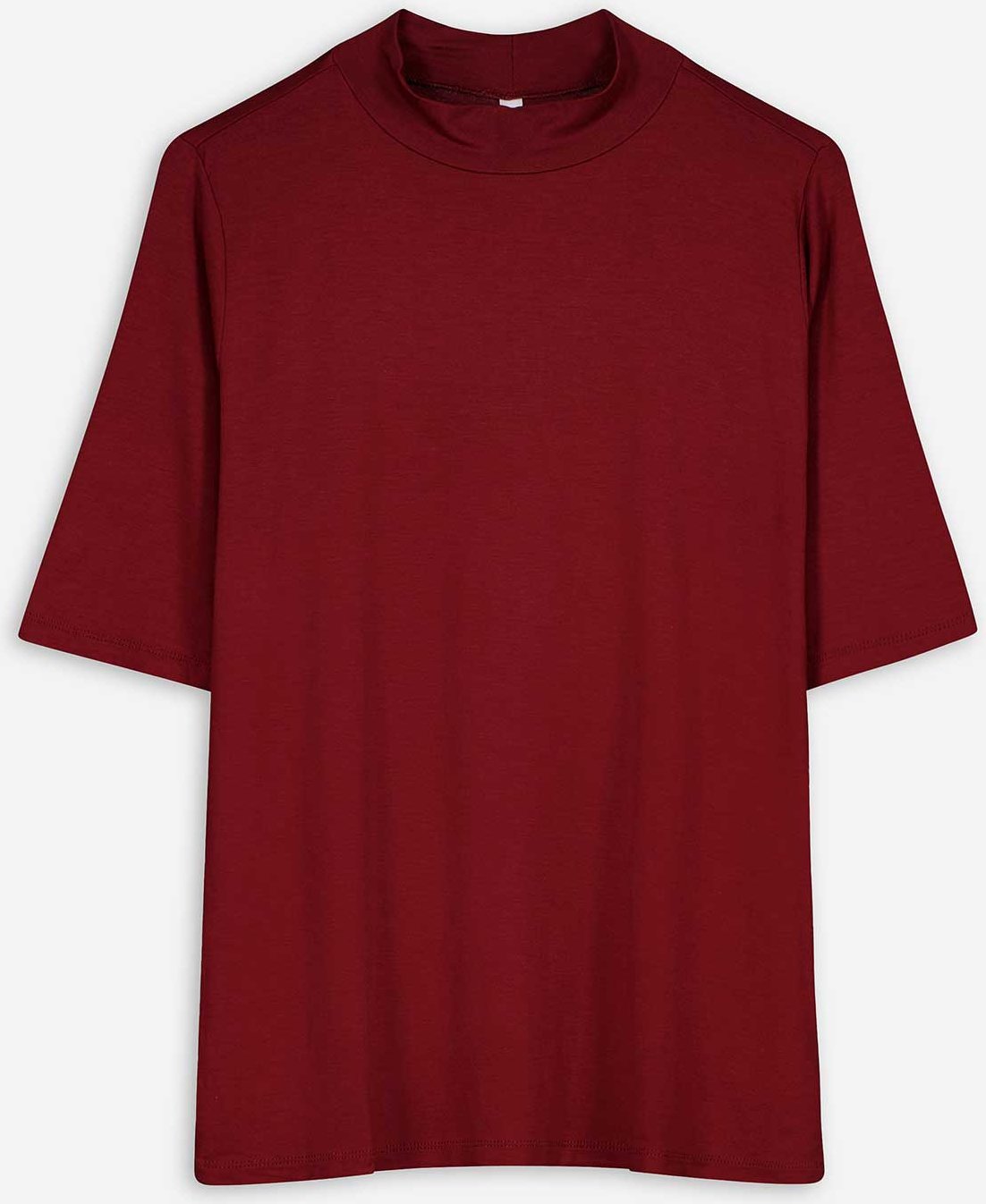 Shirt - Viskose-Mix - dunkelrot