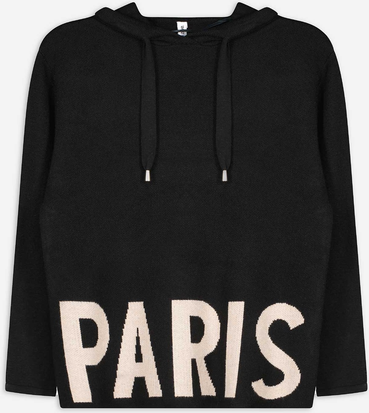 Pullover - Schriftzug - schwarz