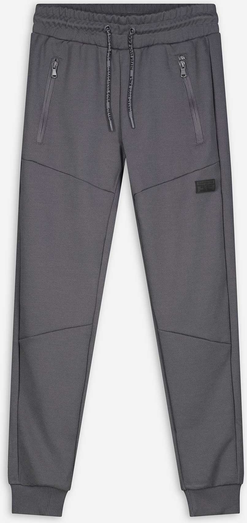 Jogginghose - Piqué - dunkelgrau