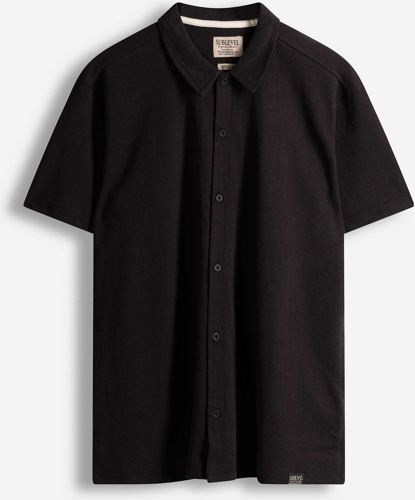 Hemd - Baumwolle - schwarz