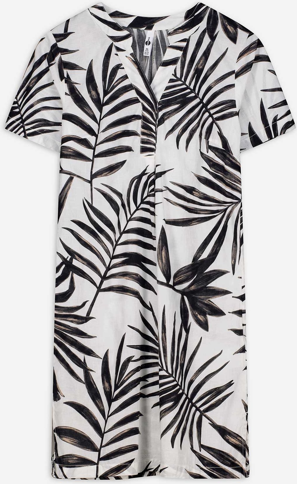 Kleid - Seitenschlitz - weiß