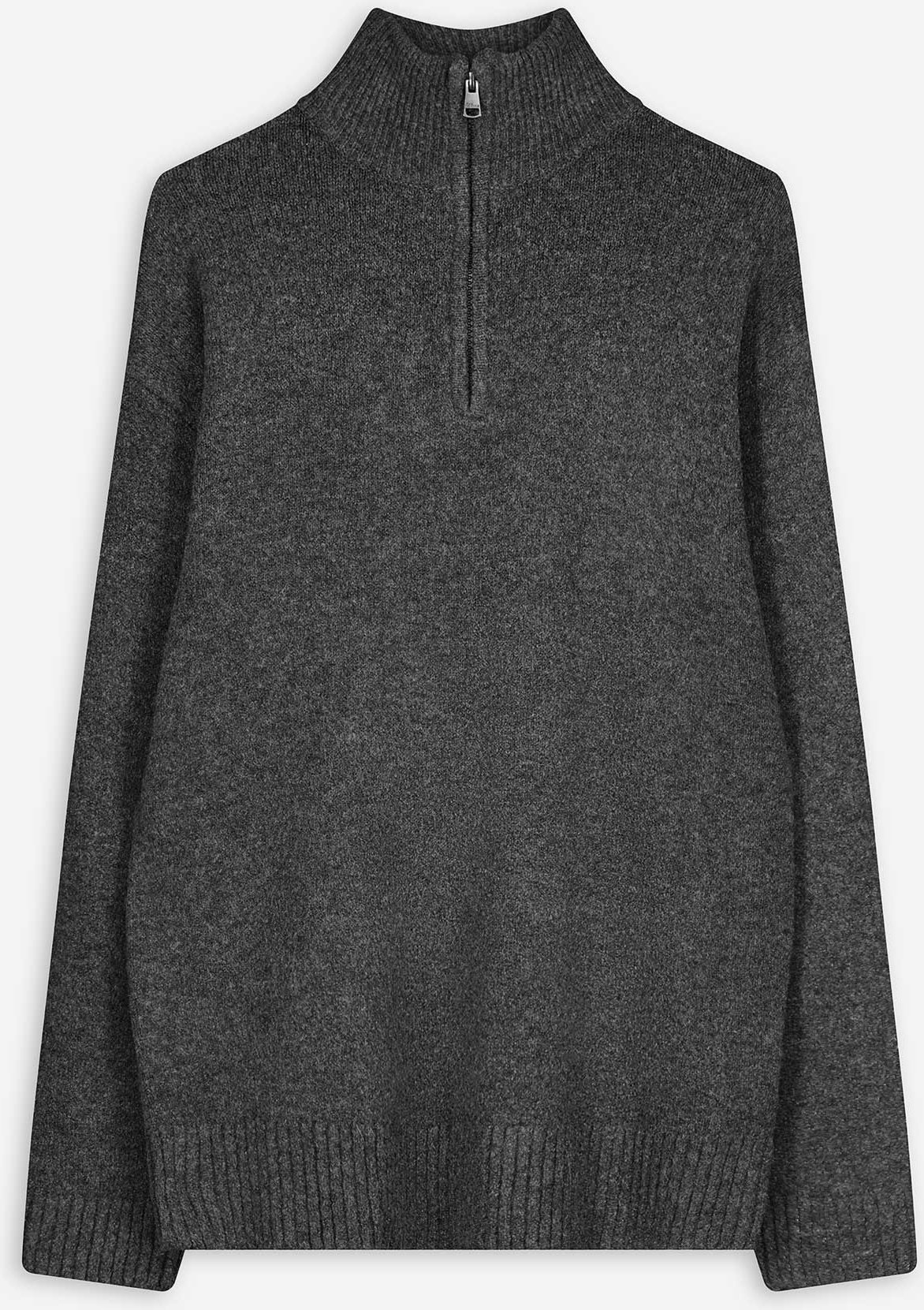 Troyer - Strick - dunkelgrau