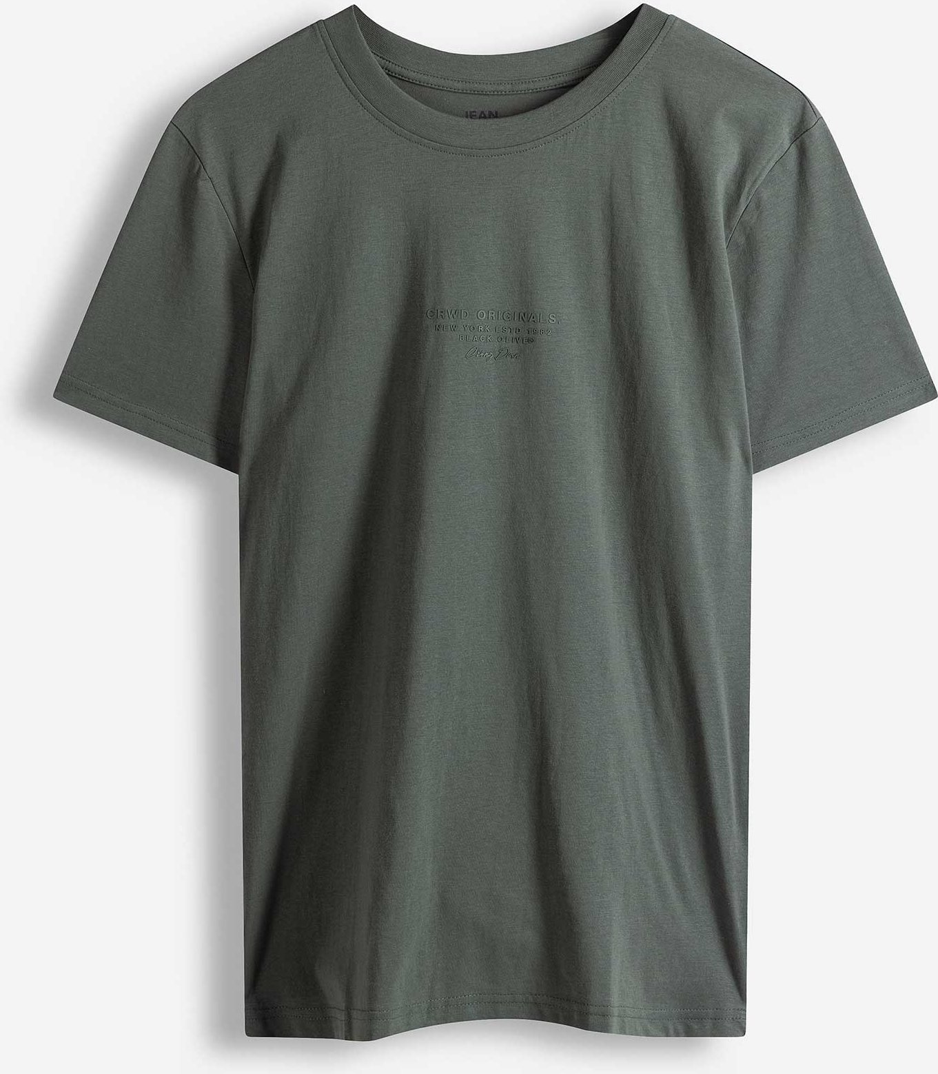 T-Shirt - einfarbig - dunkelgrün