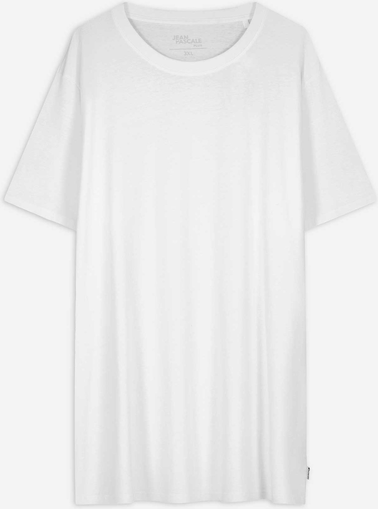 T-Shirt - einfarbig - weiß