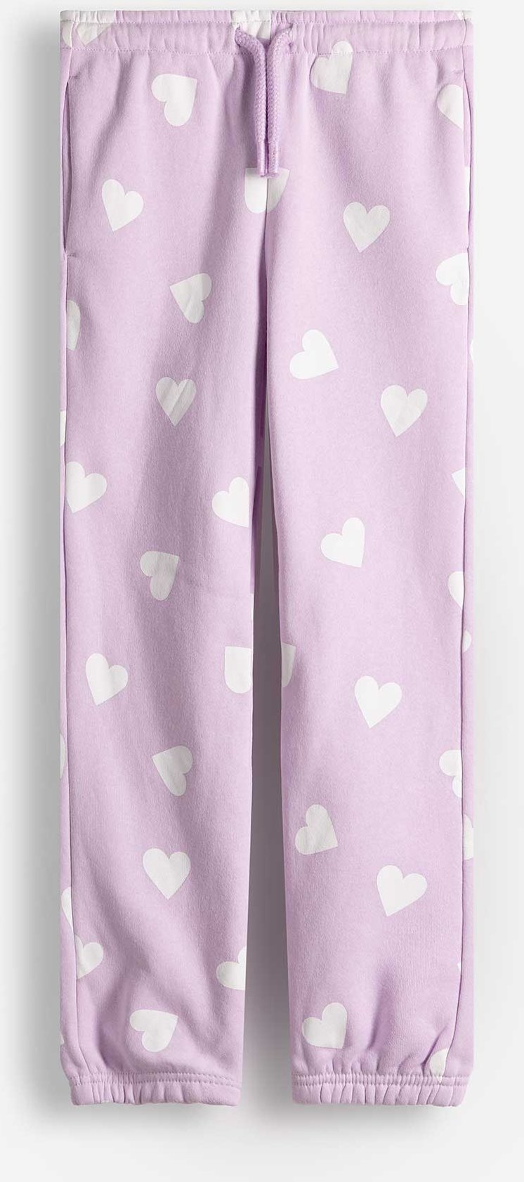 Jogginghose - Allover-Muster - lila