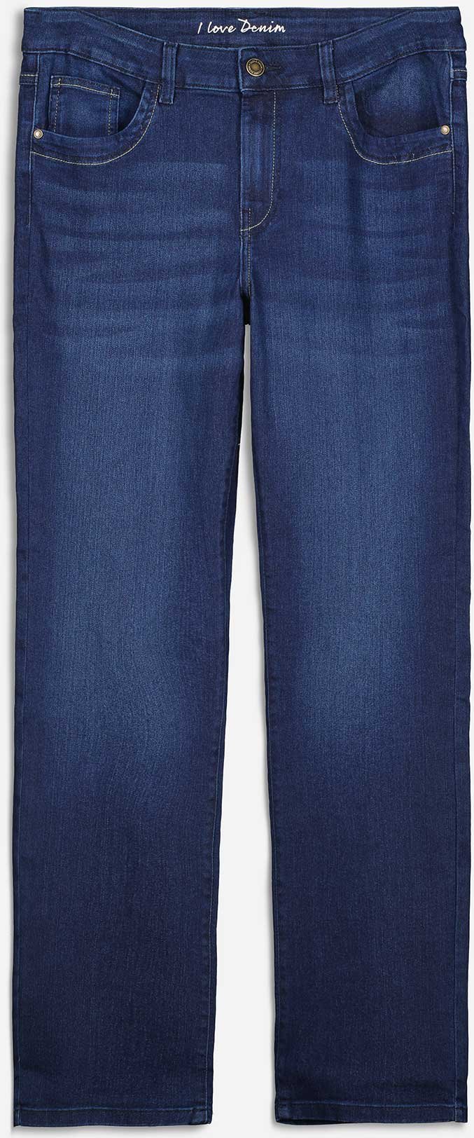 Jeans - Eingrifftaschen - dunkelblau