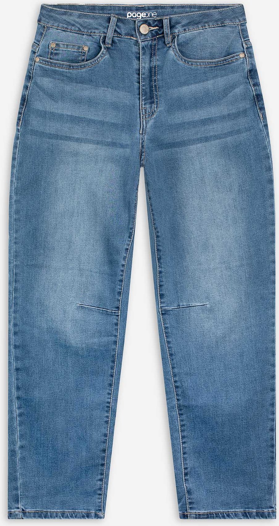 Jeans - Balloon Fit - blau