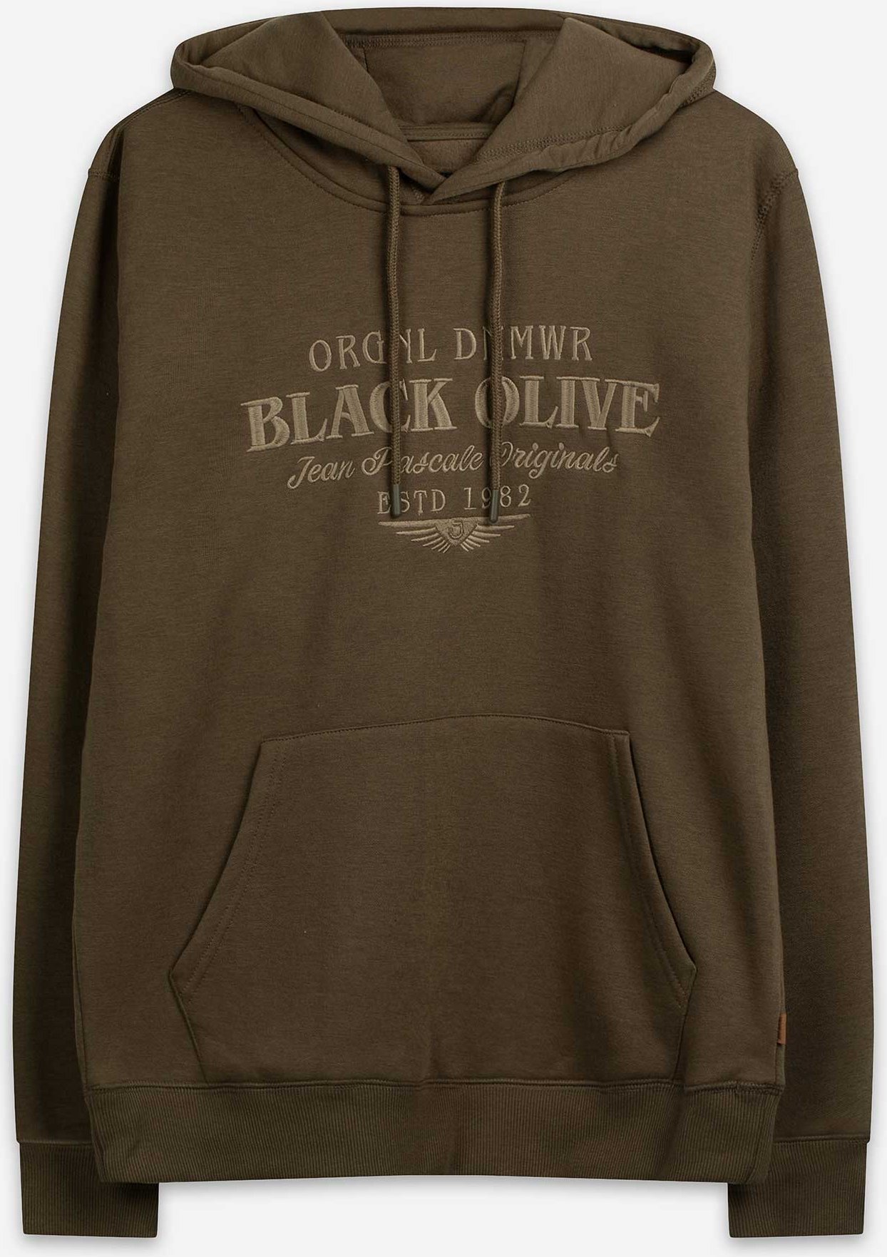 Sweatshirt - Stickerei - dunkelgrün