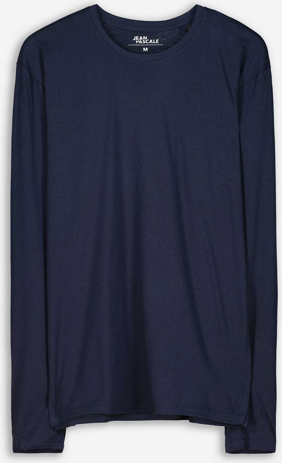 Langarmshirt - Rundhals-Ausschnitt - dunkelblau