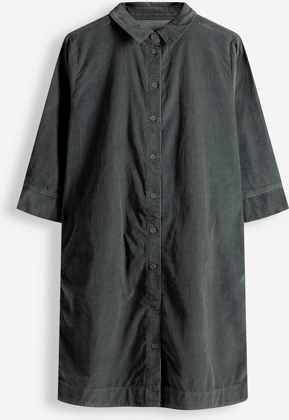 Kleid - Cord - grün