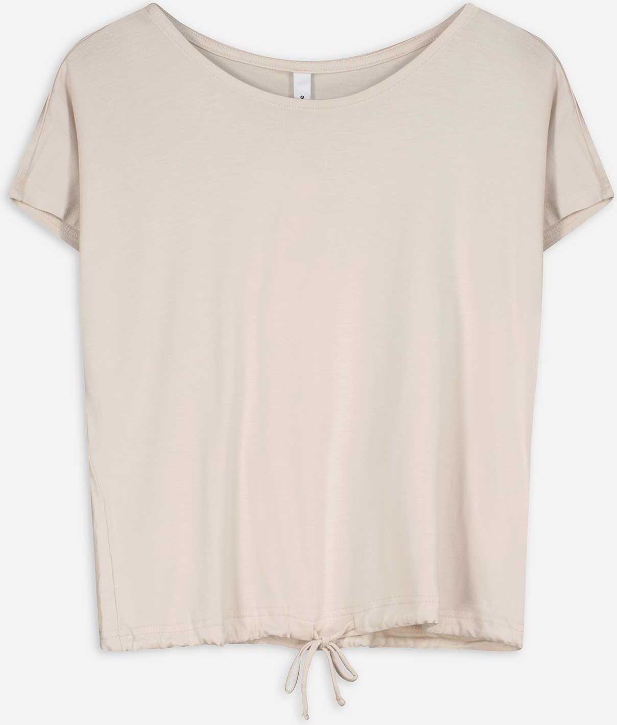 T-Shirt - Knotendetail - weiß