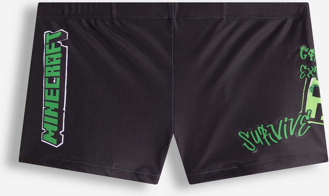 Badehose - Minecraft - schwarz
