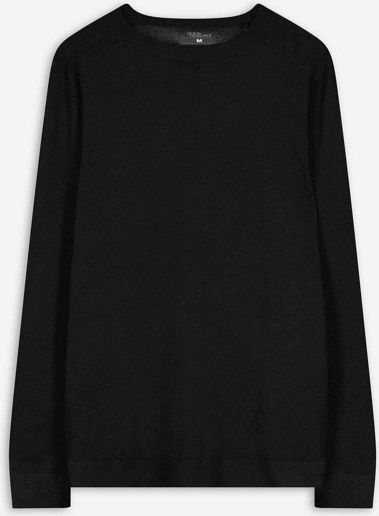 Pullover - Viskose-Mix - schwarz