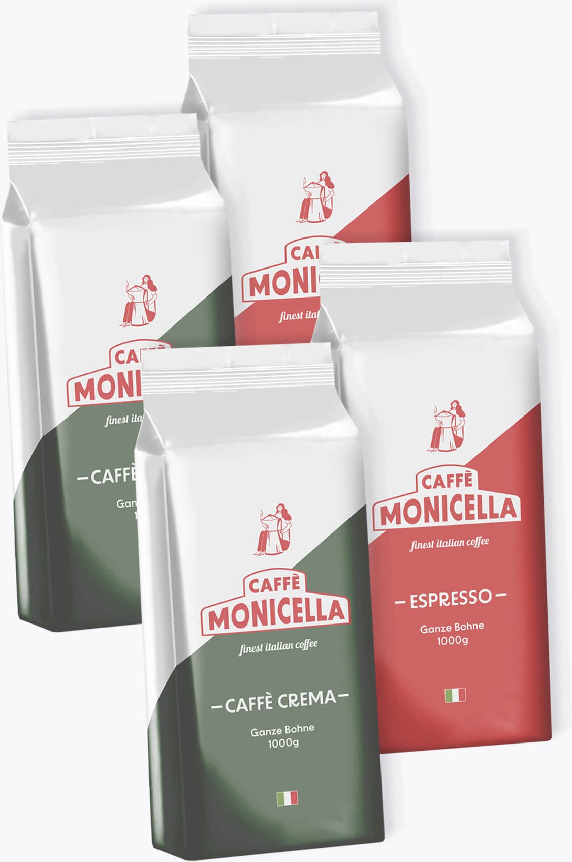 Caffè Monicella Vollautomaten Set 2x2kg