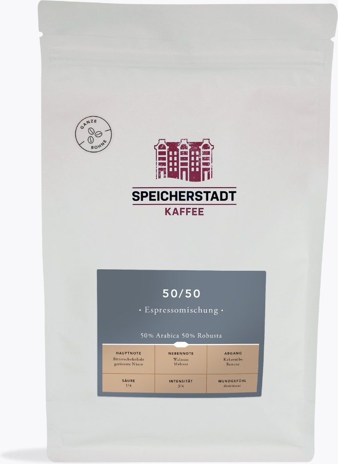 Speicherstadt 50/50 Espressomischung 1kg