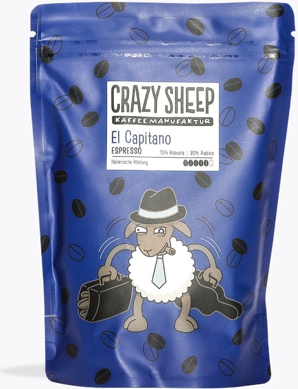 Thumbnail - Crazy Sheep Espresso El Capitano 250g