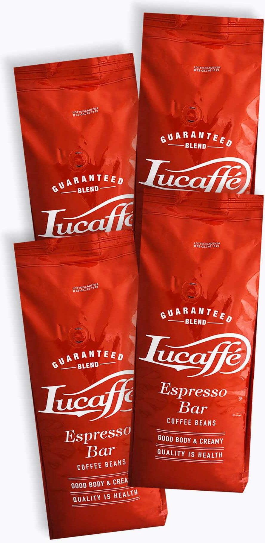 Lucaffé Espresso Bar Vorteilspaket 4 x 1kg
