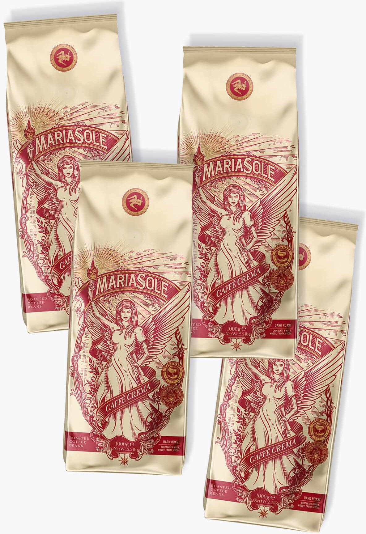 MariaSole Caffe Crema Vorteilspaket 4 x 1kg
