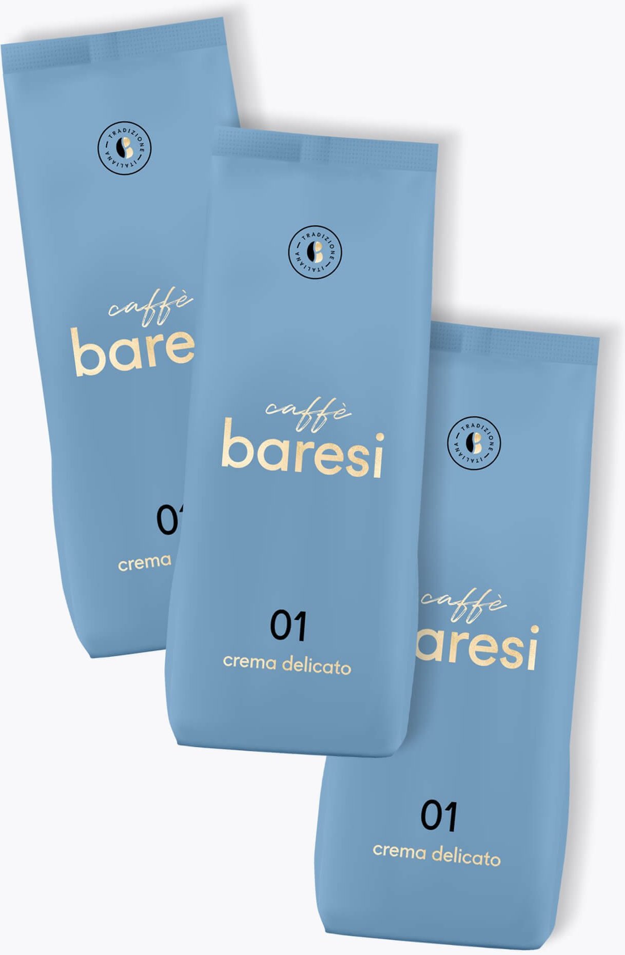 caffè baresi Crema Delicato Vorteilspaket 3 x 1kg