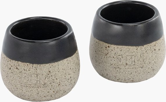 ECM Espressotassen Steinzeug-Ton 2 Stück