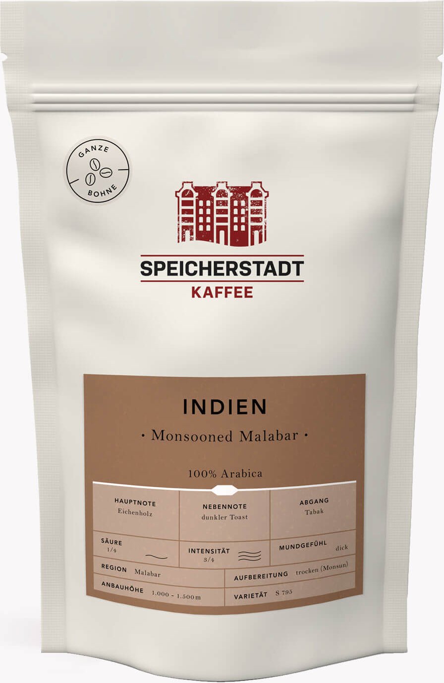 Speicherstadt Indien Monsooned Malabar 1kg