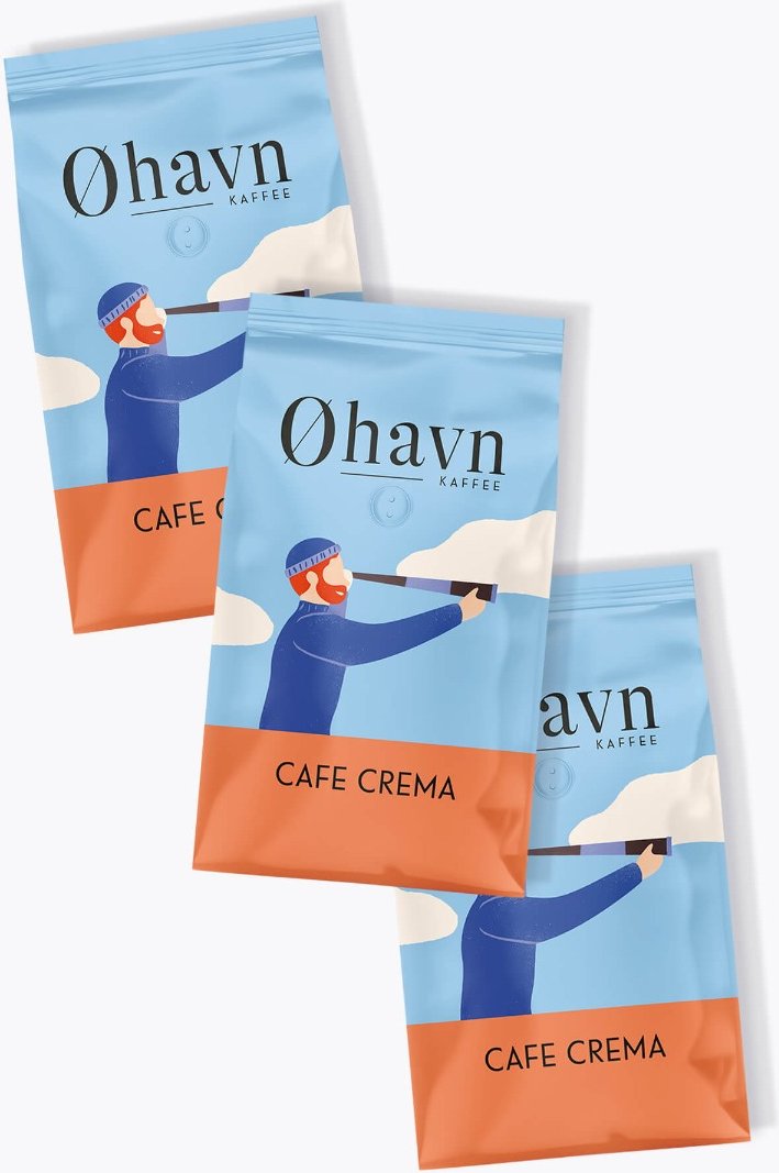 Thumbnail - Øhavn KAFFEE Cafe Crema Vorteilspaket 3 x 1kg