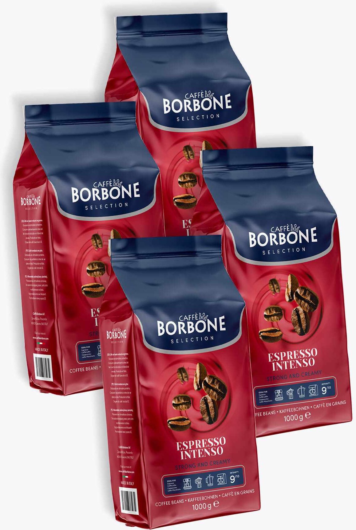 Caffè Borbone Selection Espresso Intenso Vorteilspaket 4 x 1kg