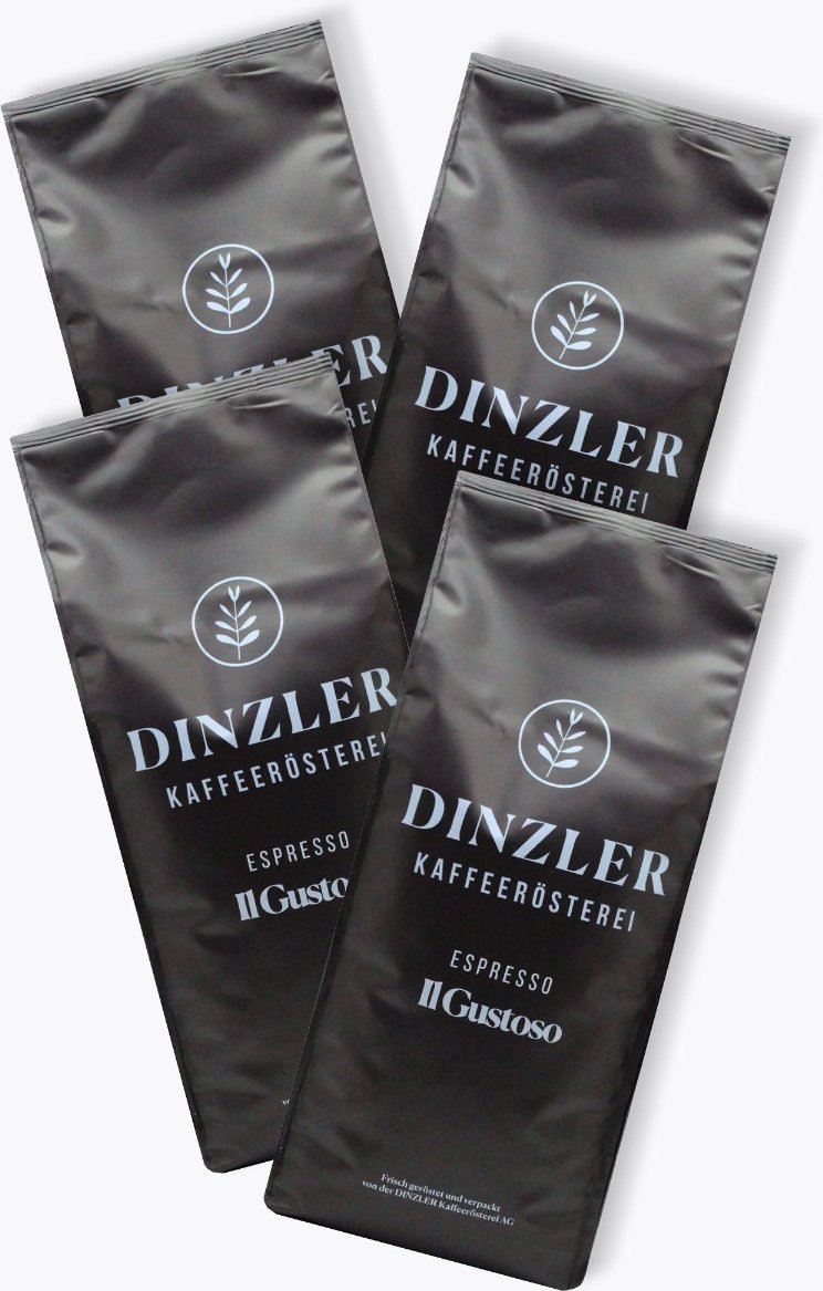 Dinzler Espresso Il Gustoso Vorteilspaket 4 x 1kg