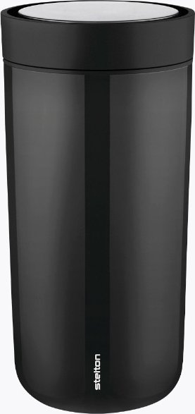 Thumbnail - Stelton To Go Click Thermobecher 400ml Schwarz