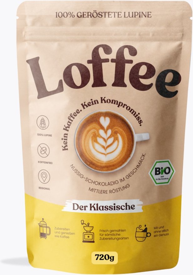 Loffee Der Klassische Bio Lupinenkaffee 720g gemahlen