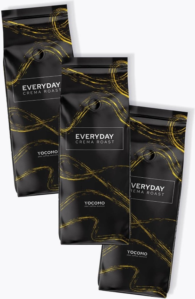 Thumbnail - YOCOMO Everyday Crema Roast Vorteilspaket 3 x 1kg