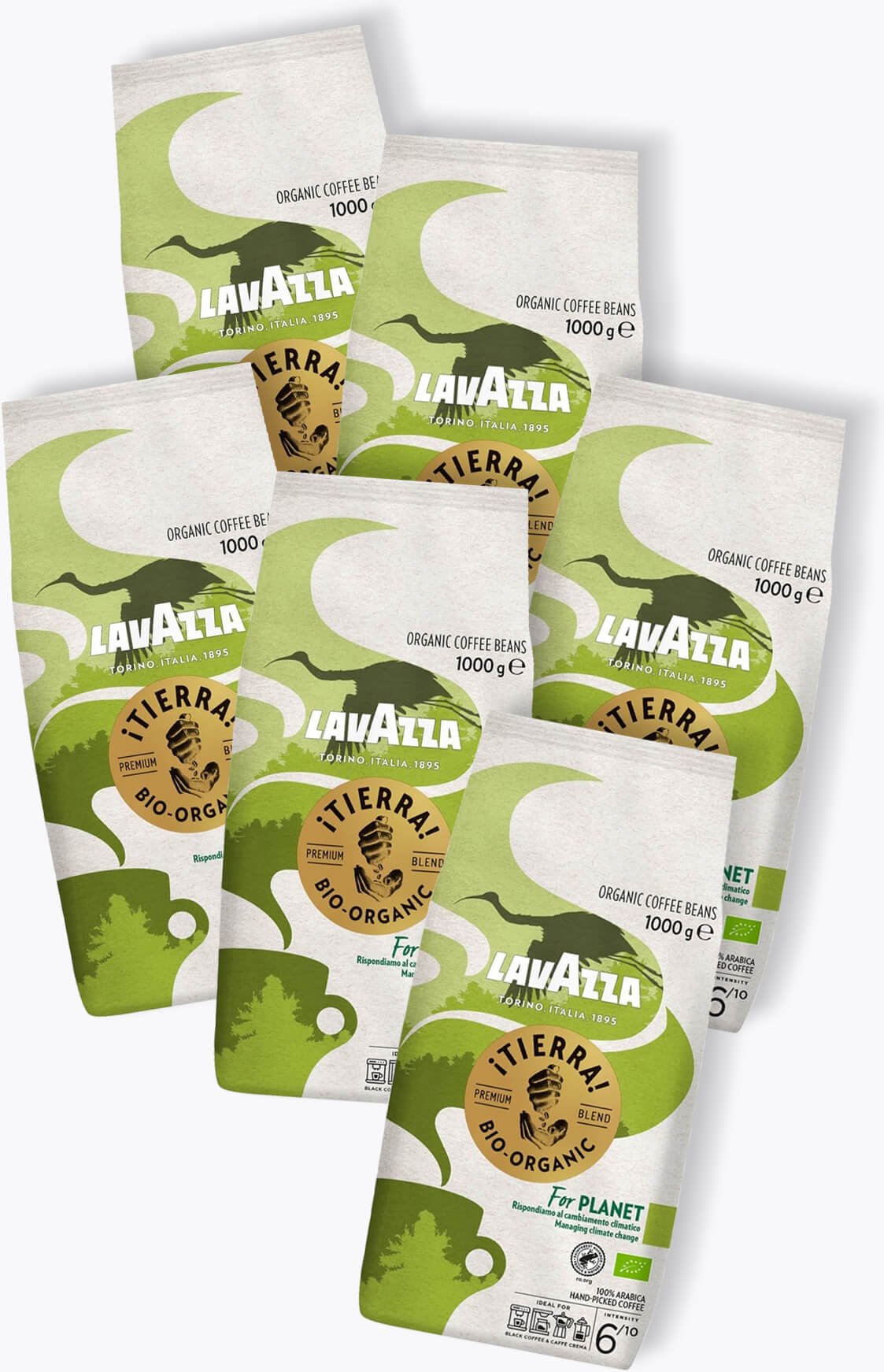 Lavazza Tierra Bio-Organic Vorteilspaket 6kg