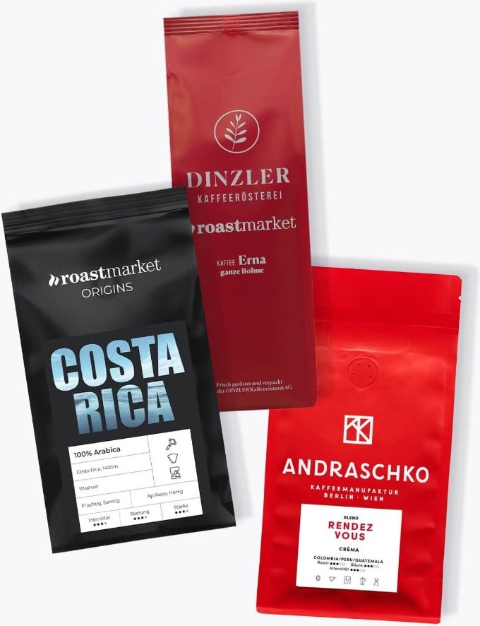 Thumbnail - Fruchtiger Kaffee - Probierpaket 3 x 250g