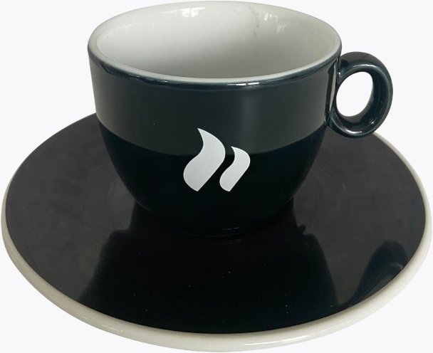 roastmarket Cappuccinotasse Schwarz