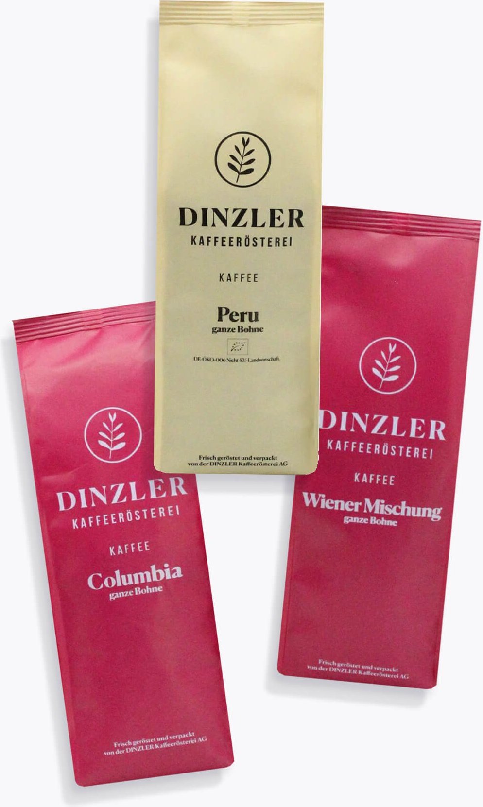Dinzler Kaffee Probierpaket 3 x 250g