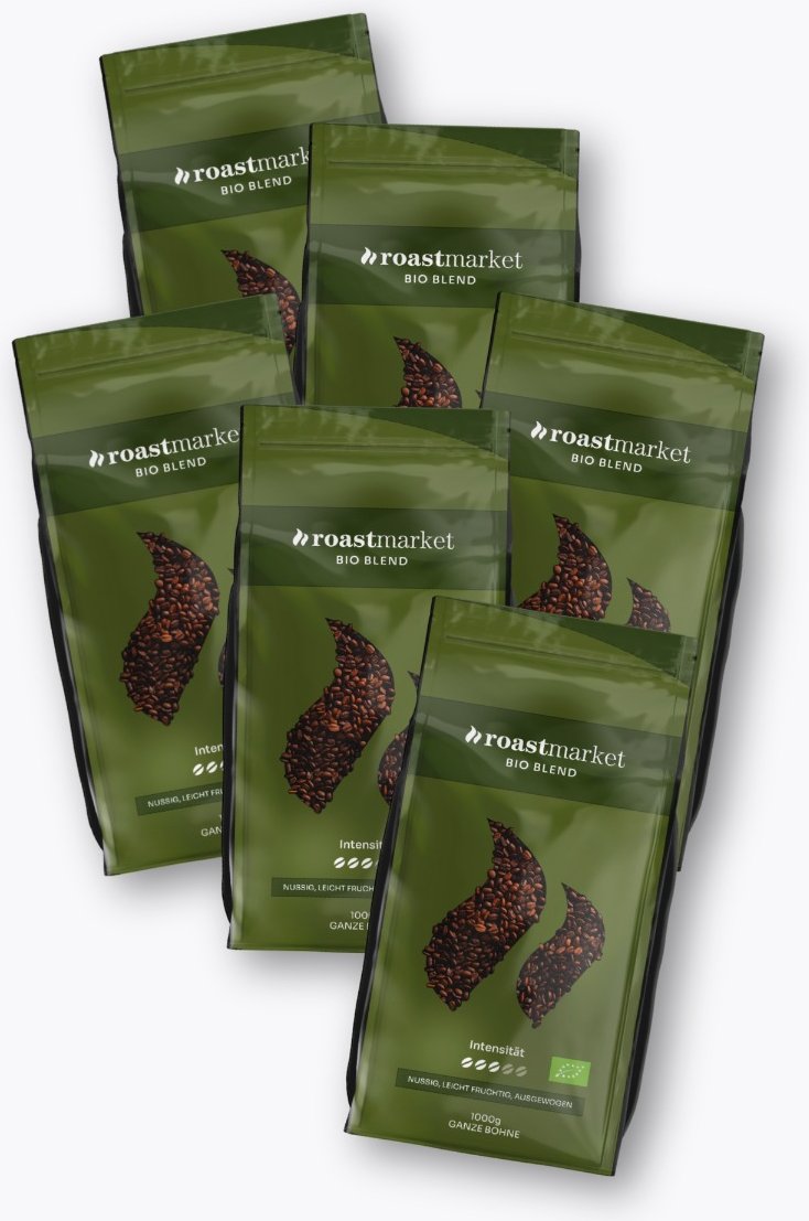 roastmarket Bio Blend Vorteilspaket 6kg