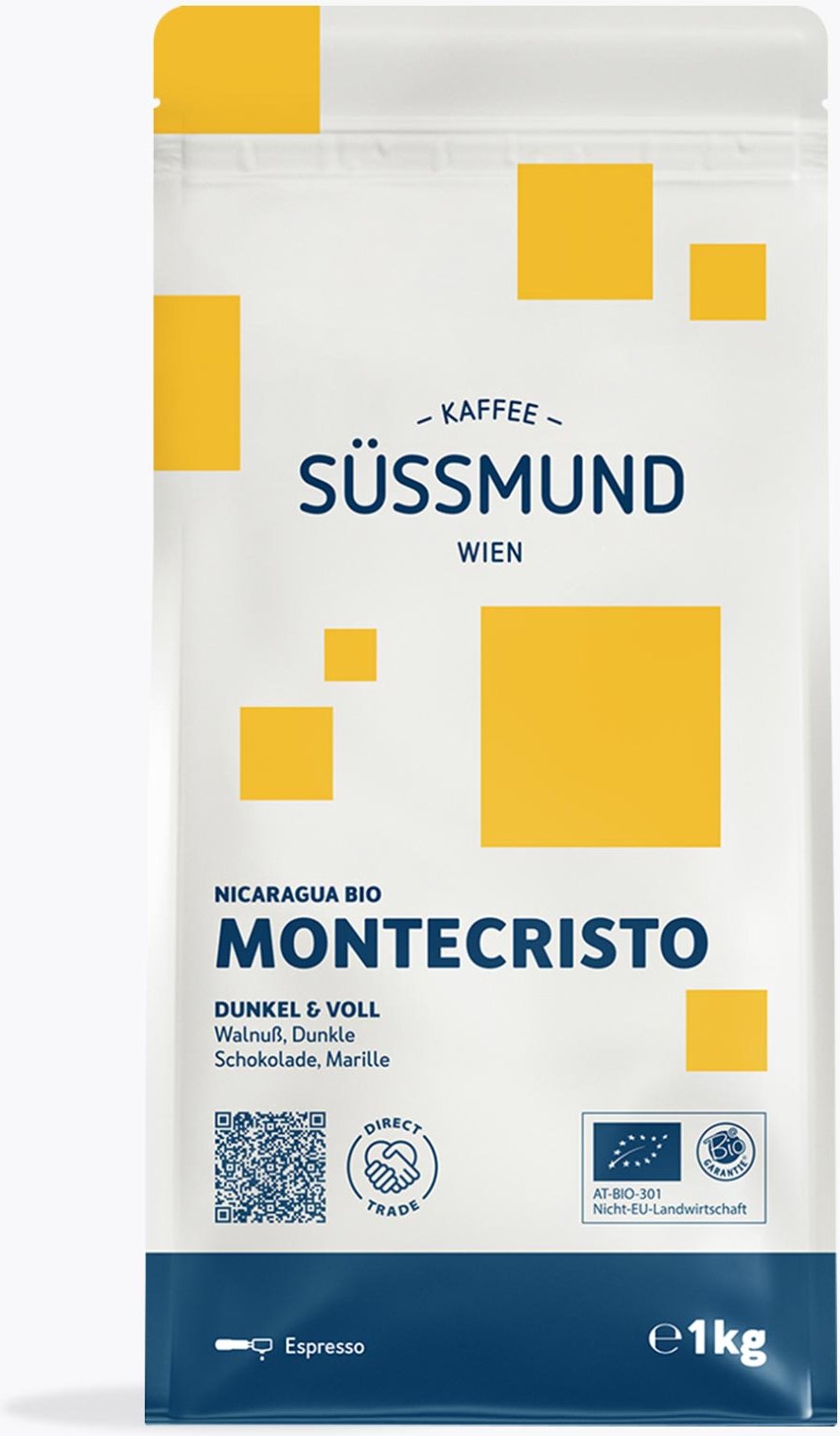 Süssmund Montecristo Bio & Direct Trade Espresso 1kg