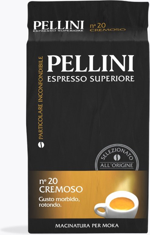 Pellini Cremoso gemahlen 250g Mokka & Filter