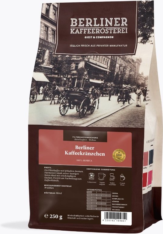 Thumbnail - Berliner Kaffeerösterei Berliner Kaffeekränzchen 250g