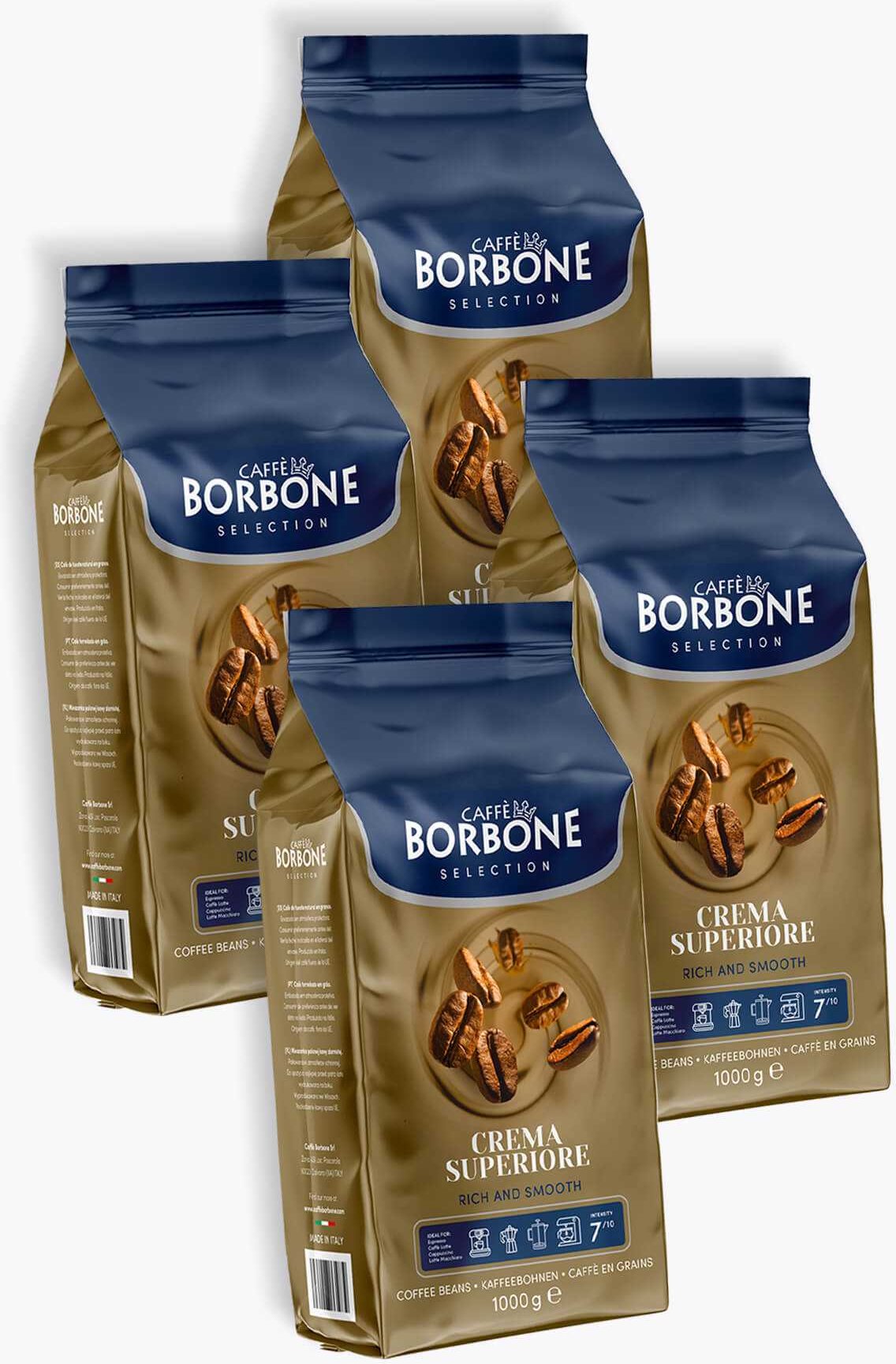 Caffè Borbone Selection Crema Superiore Vorteilspaket 4 x 1kg