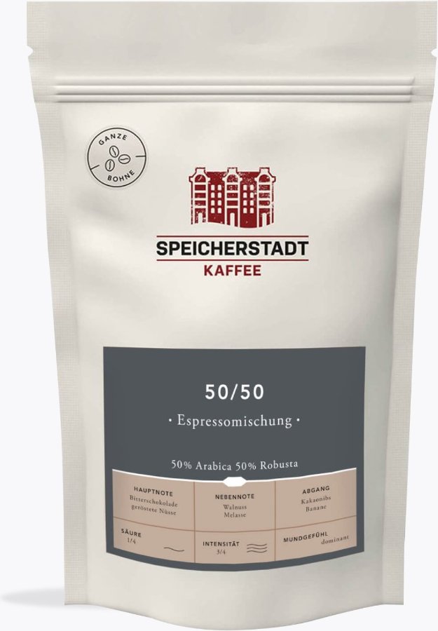 Speicherstadt 50/50 Espressomischung 1kg