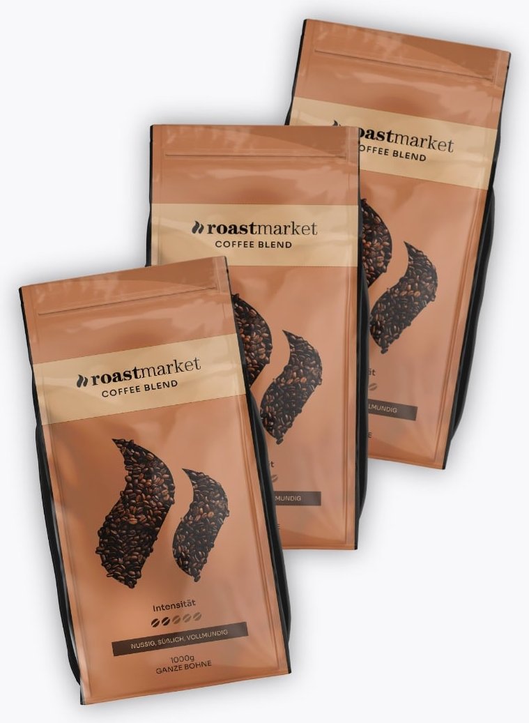 roastmarket Coffee Blend Vorteilspaket 3 x 1kg