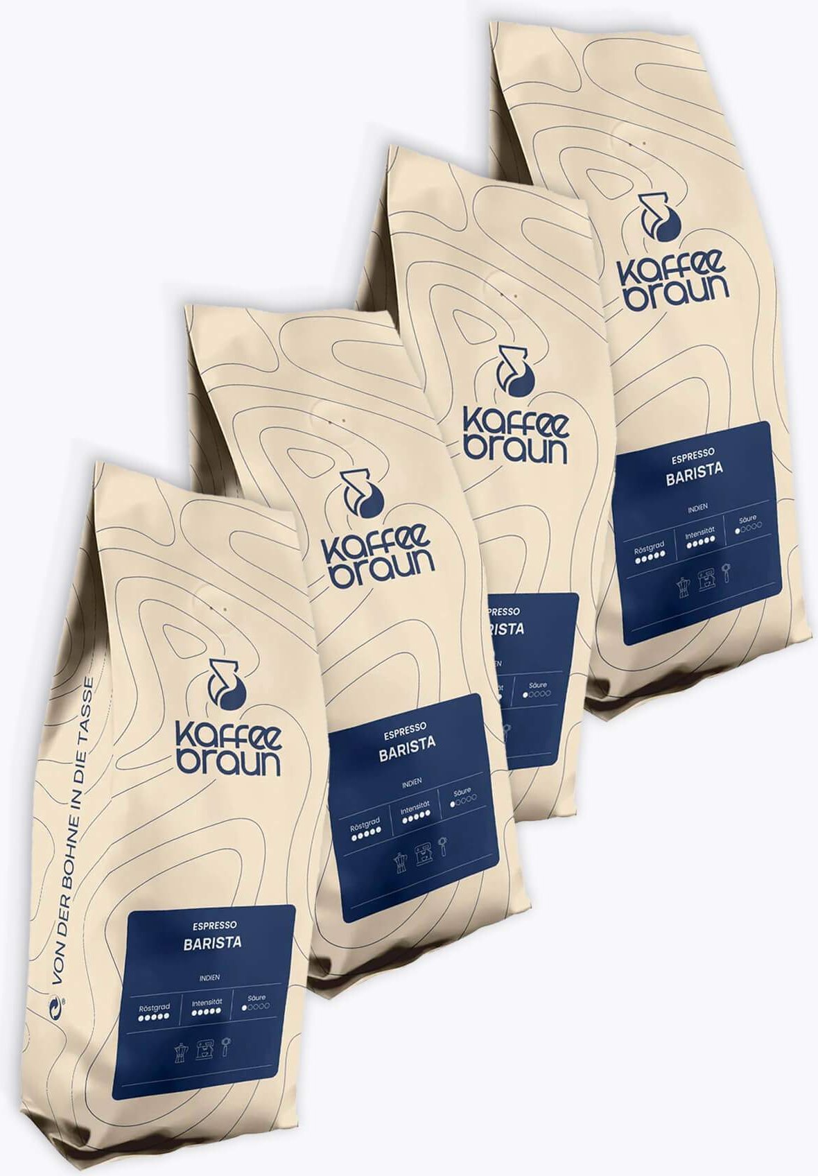 Thumbnail - Kaffee Braun Barista Vorteilspaket 4 x 1kg