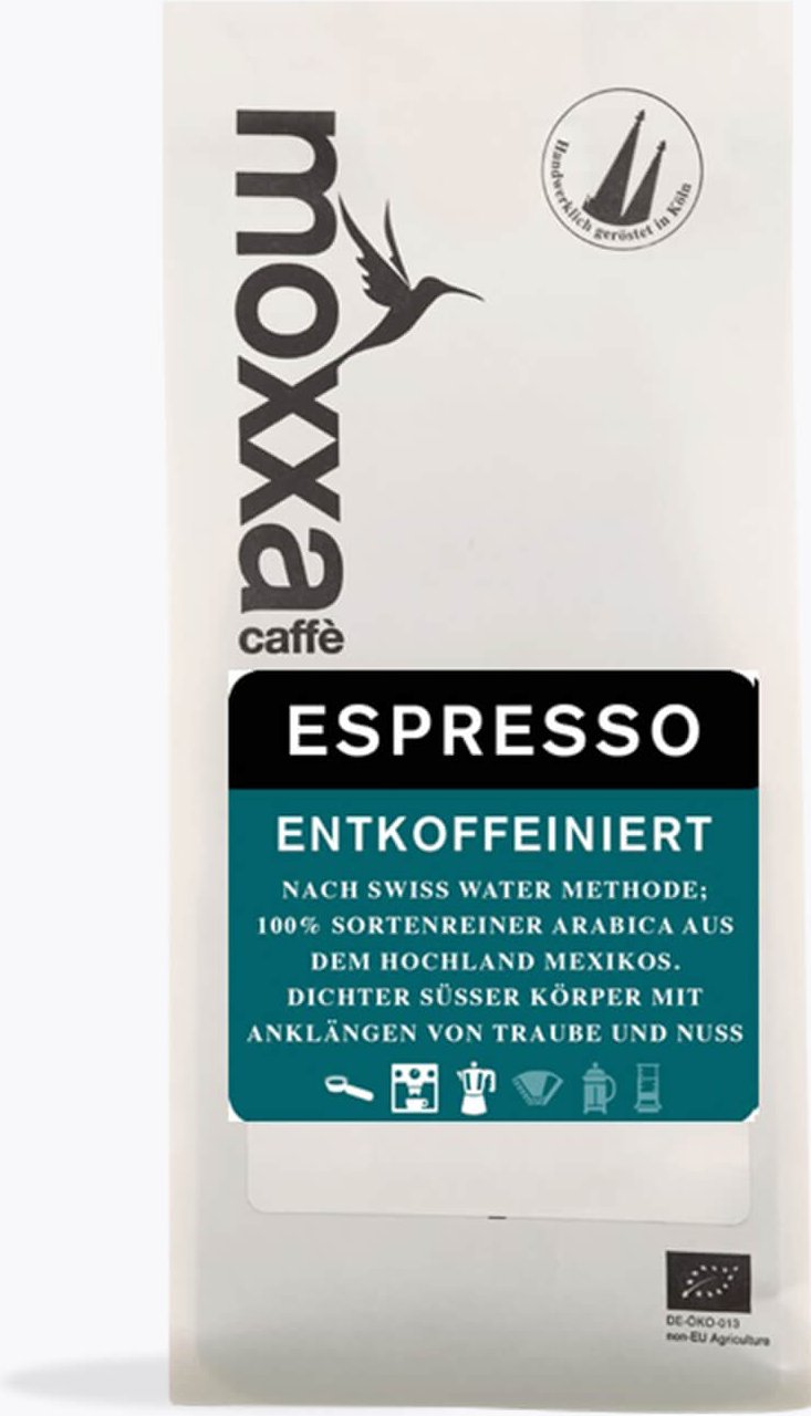 Thumbnail - moxxa caffè Espresso Entkoffeiniert Bio 250g