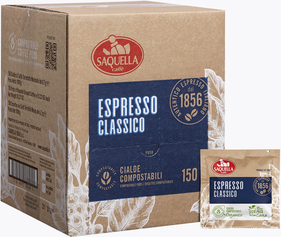 Saquella Cialde Regular 150 E.S.E. Pads