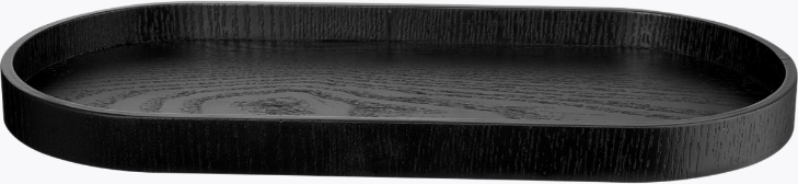 ASA Selection Wood Holztablett oval Schwarz