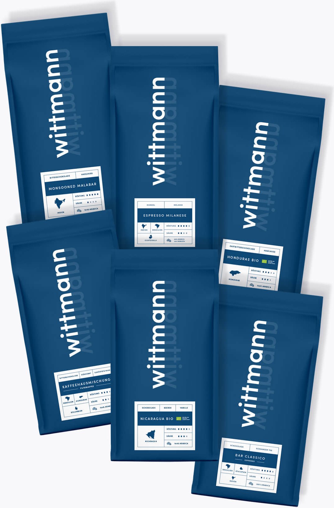 Wittmann Kaffee Probierpaket 1,5kg