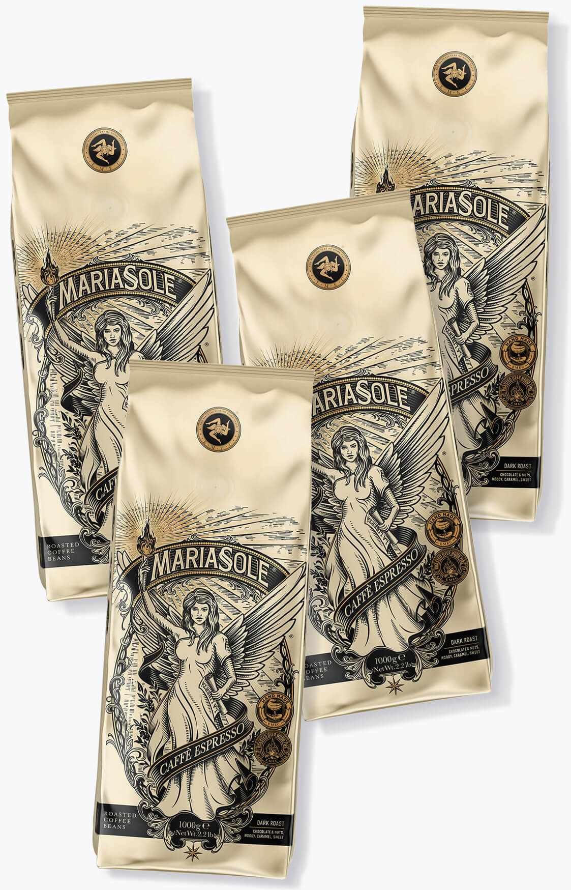 Thumbnail - MariaSole Caffe Espresso Vorteilspaket 4 x 1kg
