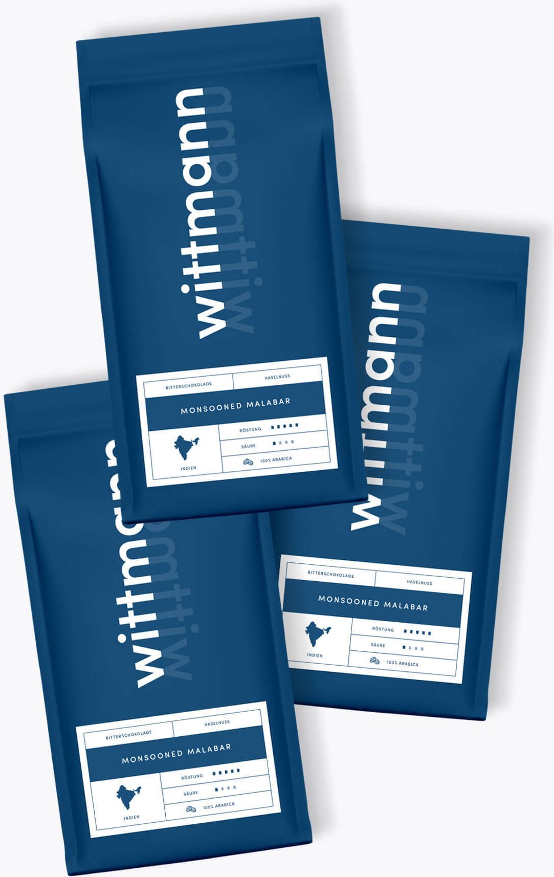 Wittmann Kaffee Monsooned Malabar Vorteilspaket 3 x 1kg