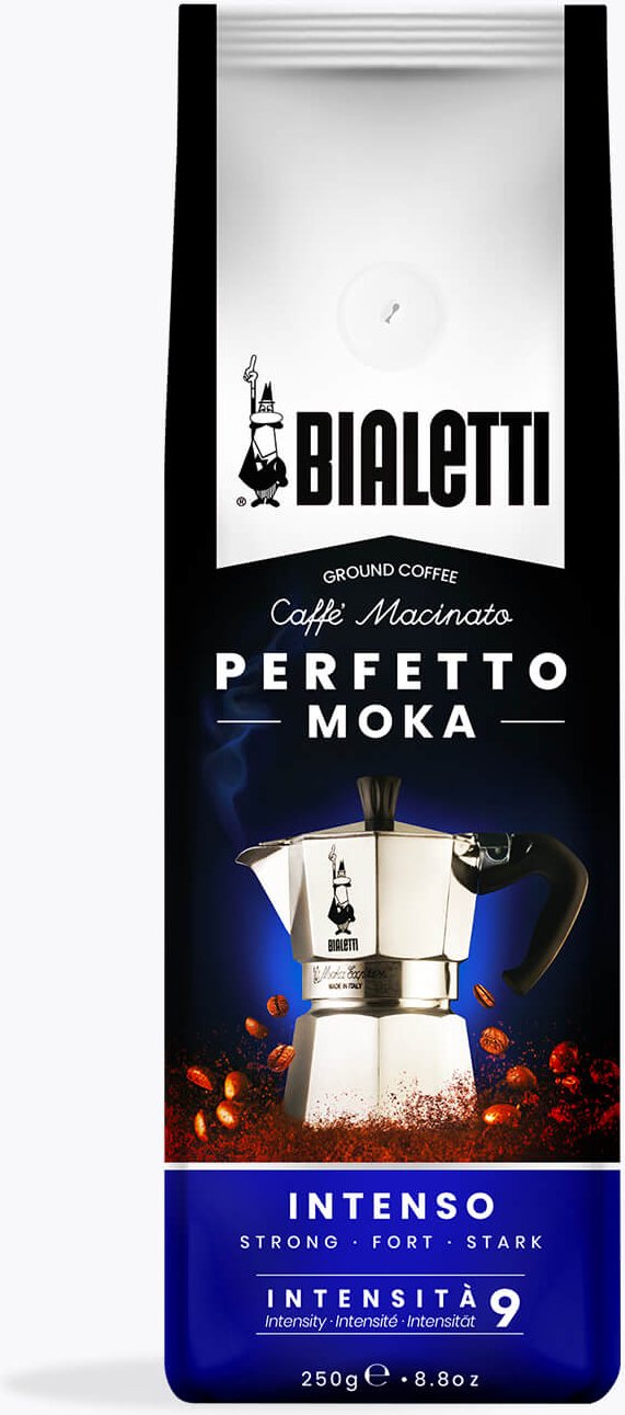 Bialetti Perfetto Moka Intenso 250g gemahlen